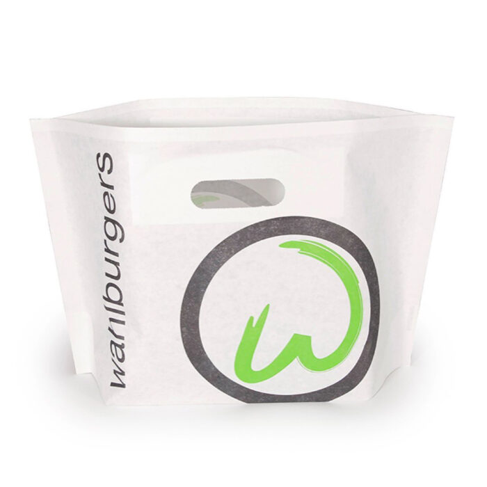 Wahlburger's carry out and delivery packaging