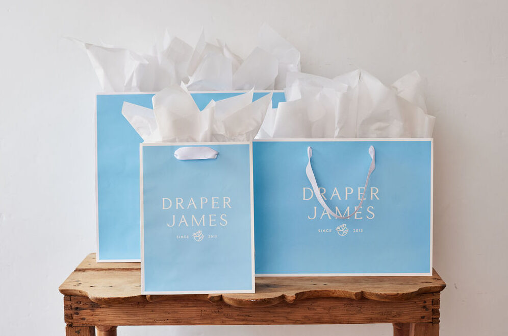 Draper James Paper Shopping Bags