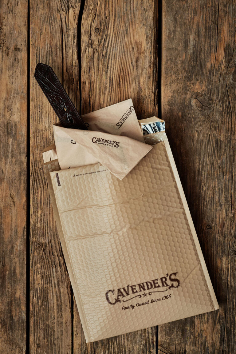 Cavender's Bubble Mailers by Creative Retail Packaging
